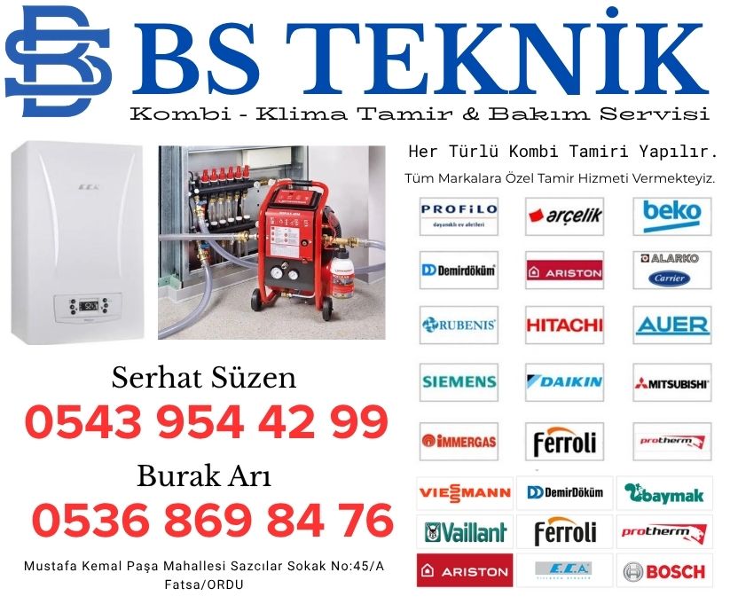 Fatsa Kombi Bakımı Petek Temizleme